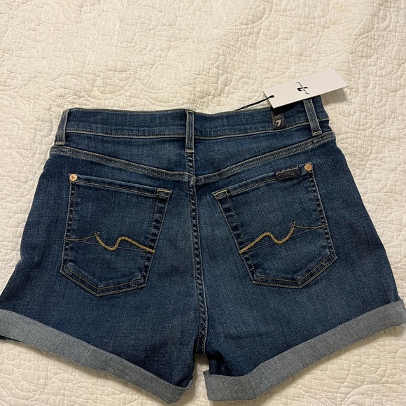 7 for all mankind denim shorts - Picture 2 of 4